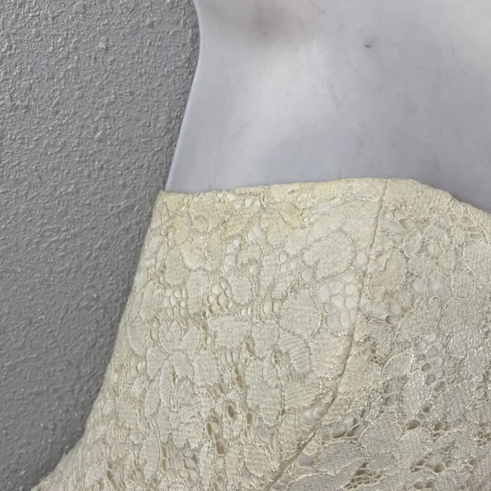 Lilly Pulitzer Marielle Cameo White Strapless Flare Dress NN1 - Picture 10 of 13